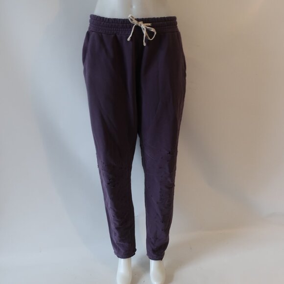 Mens Iro x KITH Plum Distressed  Drawstring Jogger Sweatpants L - Picture 1 of 11